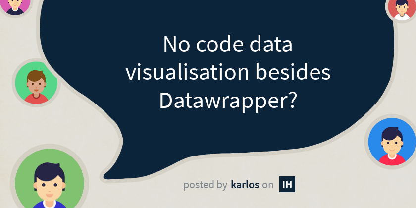 No code data visualisation besides Datawrapper? - Indie Hackers