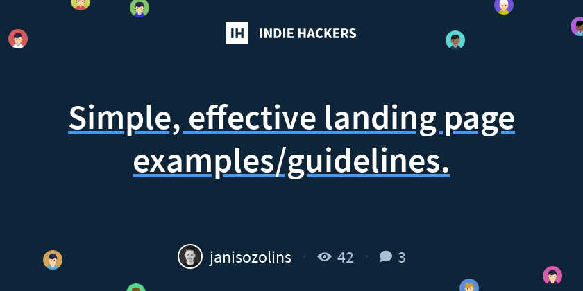 SIMPLE LANDING PAGE EXAMPLES visual data 3