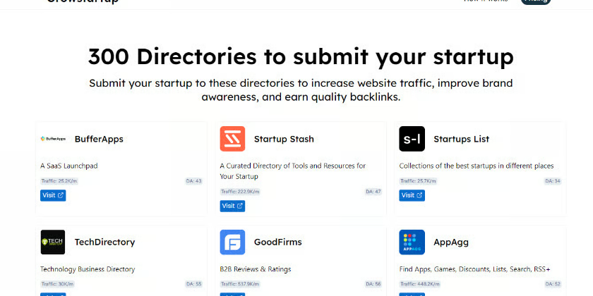 I made a list of sites to submit your Startup - Indie Hackers