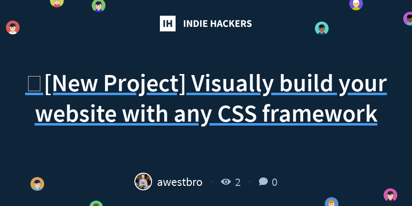 🔨[New Project] Visually build your website with any CSS framework ...