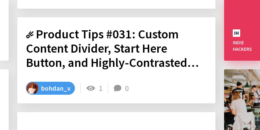 ☄️ Product Tips #031: Custom Content Divider, Start Here Button, and ...