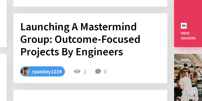 Launching A Mastermind Group: Outcome-Focused Projects By Engineers ...