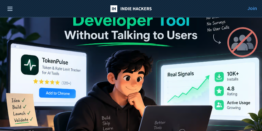 How I Validated a Developer Tool Without Talking to Users