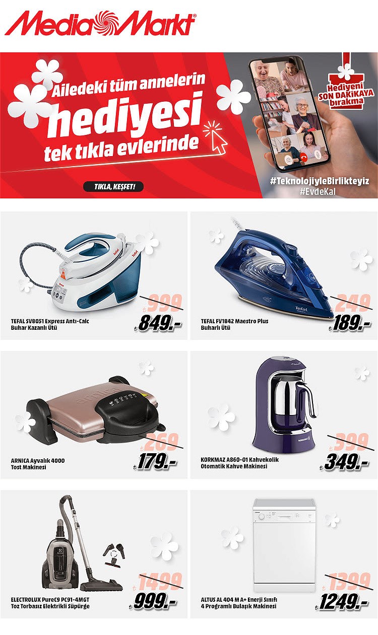 28 nisan 2020 media markt indirimli urunleri indirimde market