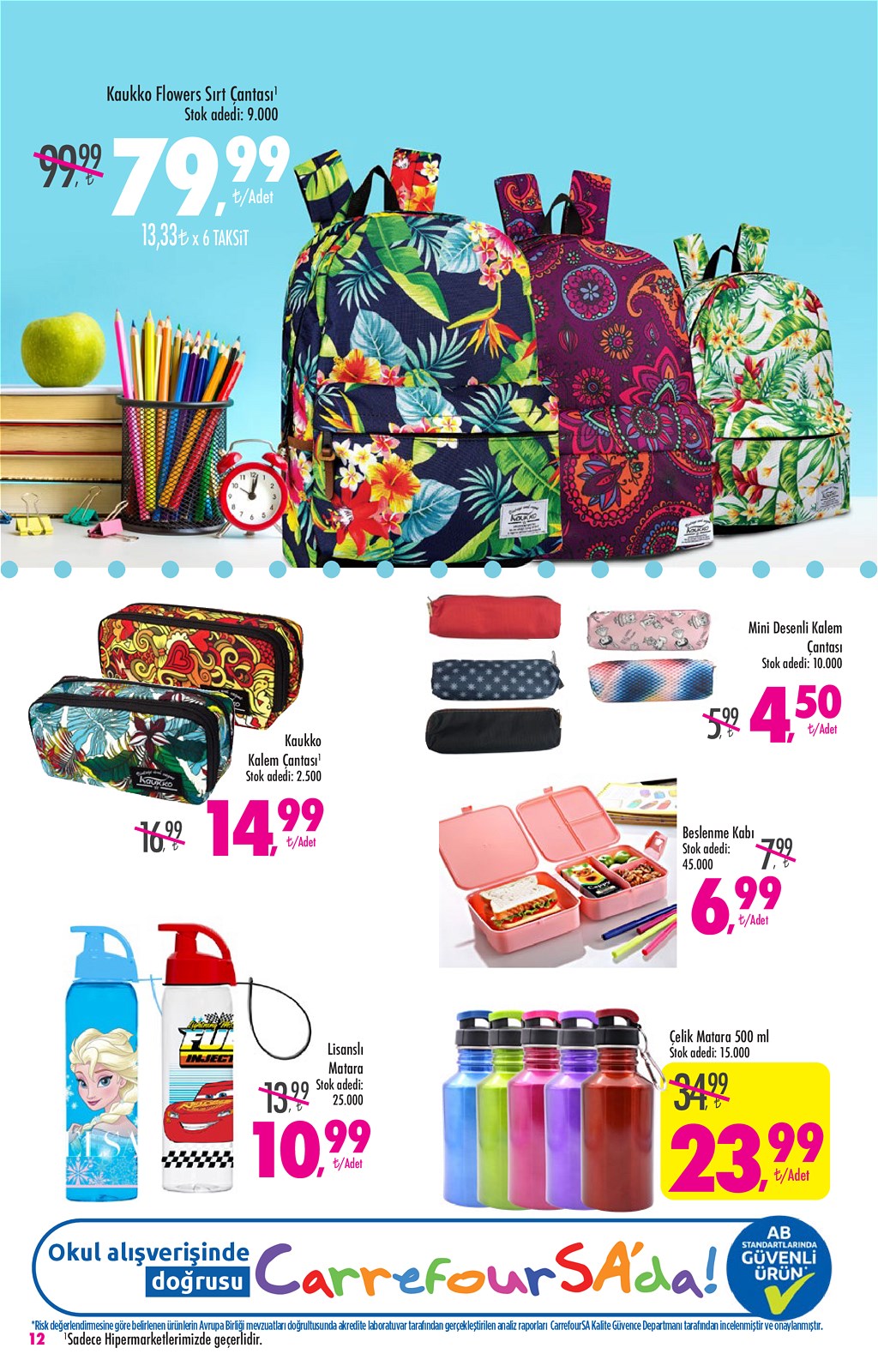 28.08.2020 CarrefourSA broşürü 12. sayfa