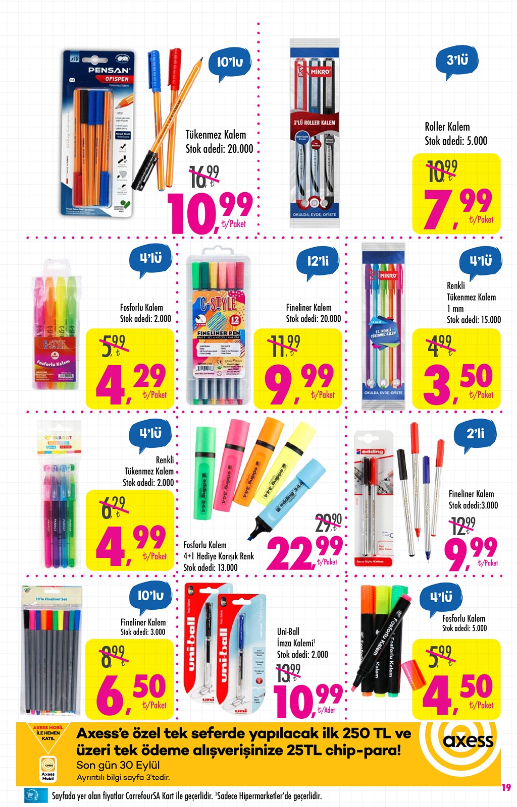 28.08.2020 CarrefourSA broşürü 19. sayfa