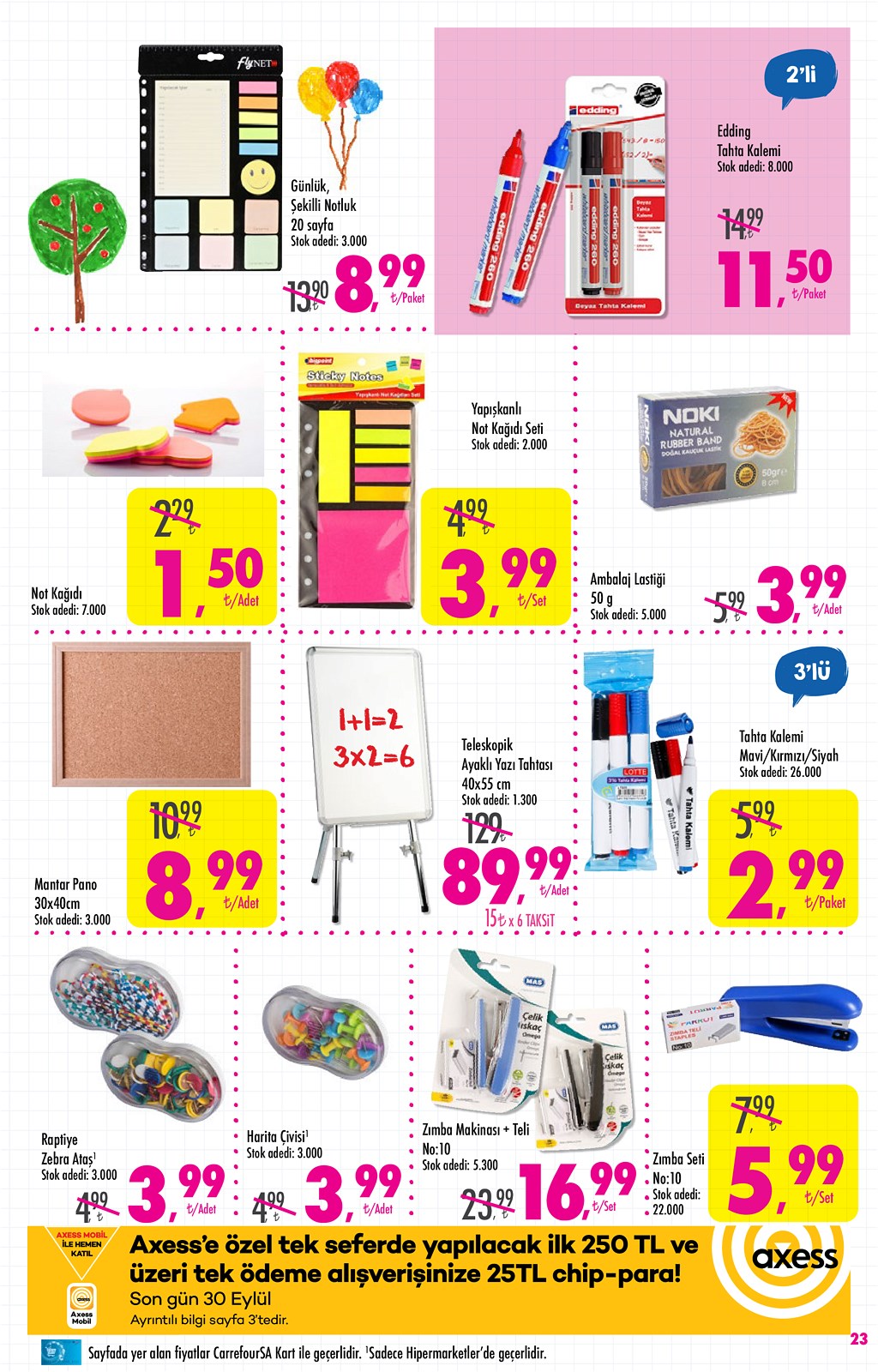 28.08.2020 CarrefourSA broşürü 23. sayfa