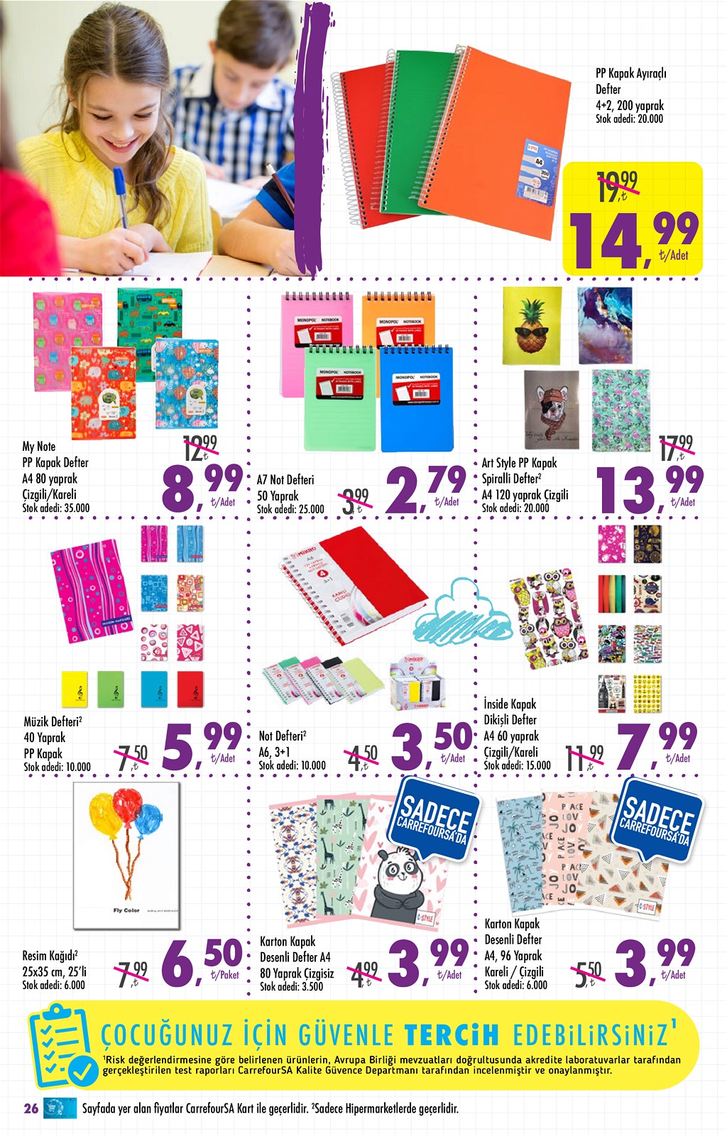 28.08.2020 CarrefourSA broşürü 26. sayfa