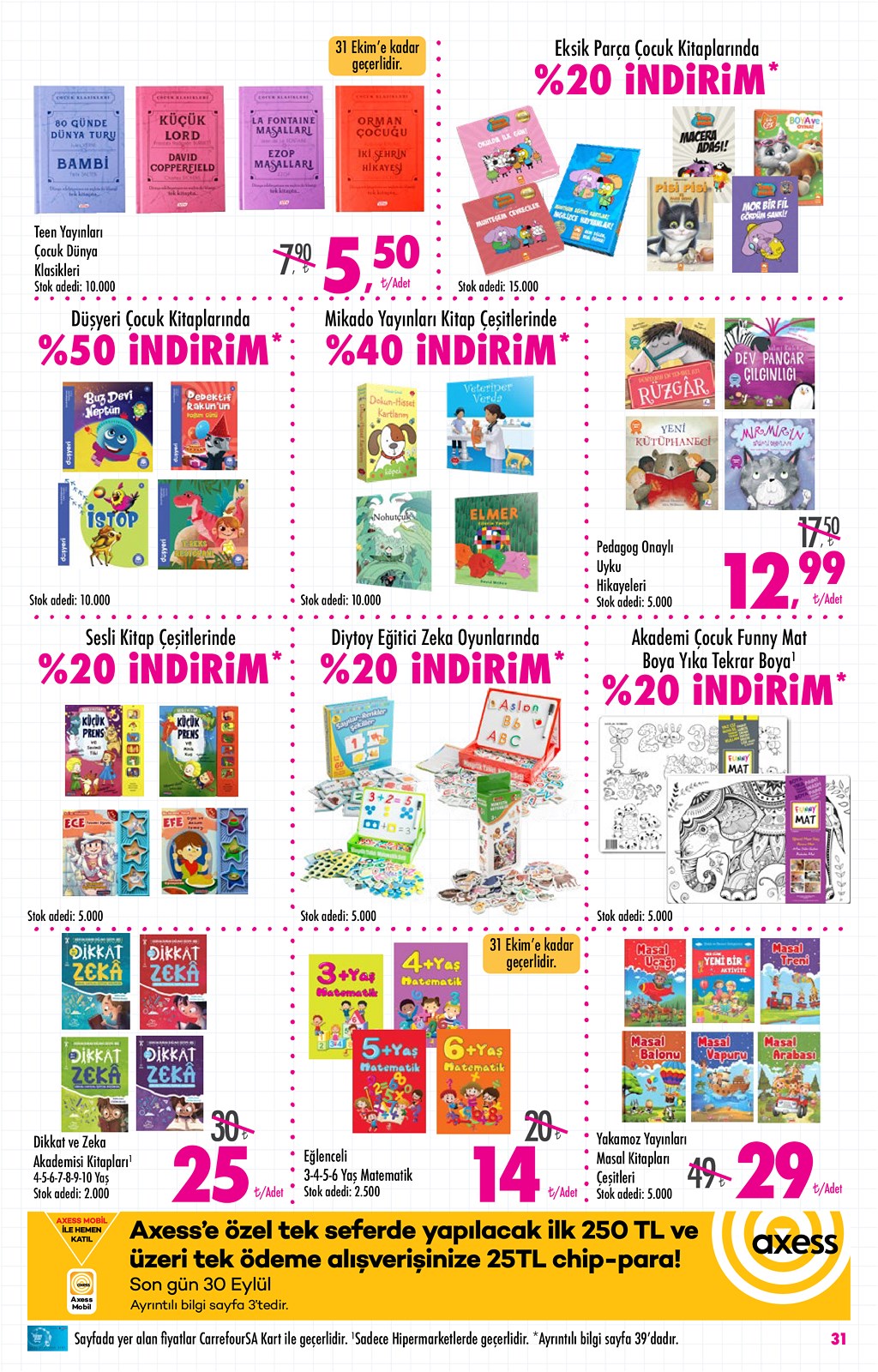28.08.2020 CarrefourSA broşürü 31. sayfa