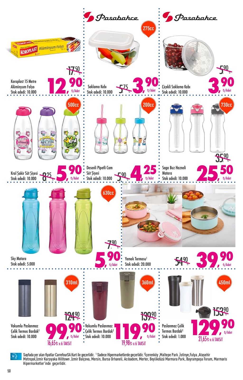 28.08.2020 CarrefourSA broşürü 50. sayfa