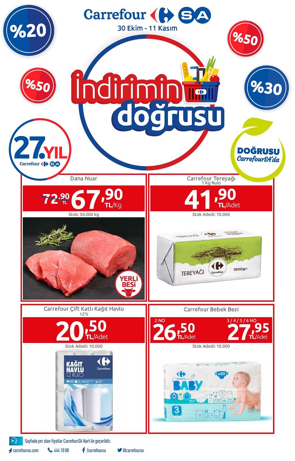 30.10.2020 CarrefourSA broşürü 1. sayfa