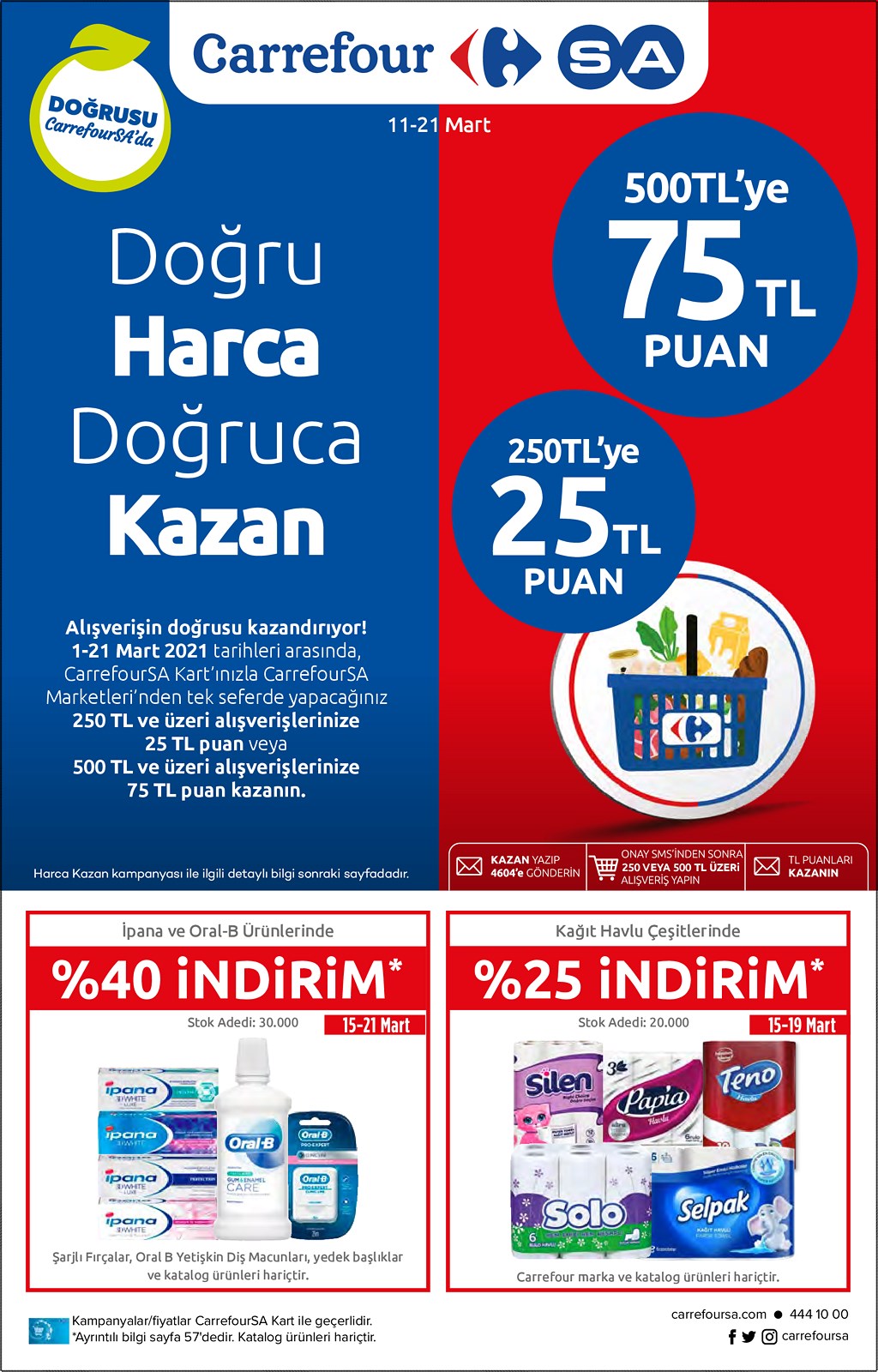 11.03.2021 CarrefourSA broşürü 1. sayfa