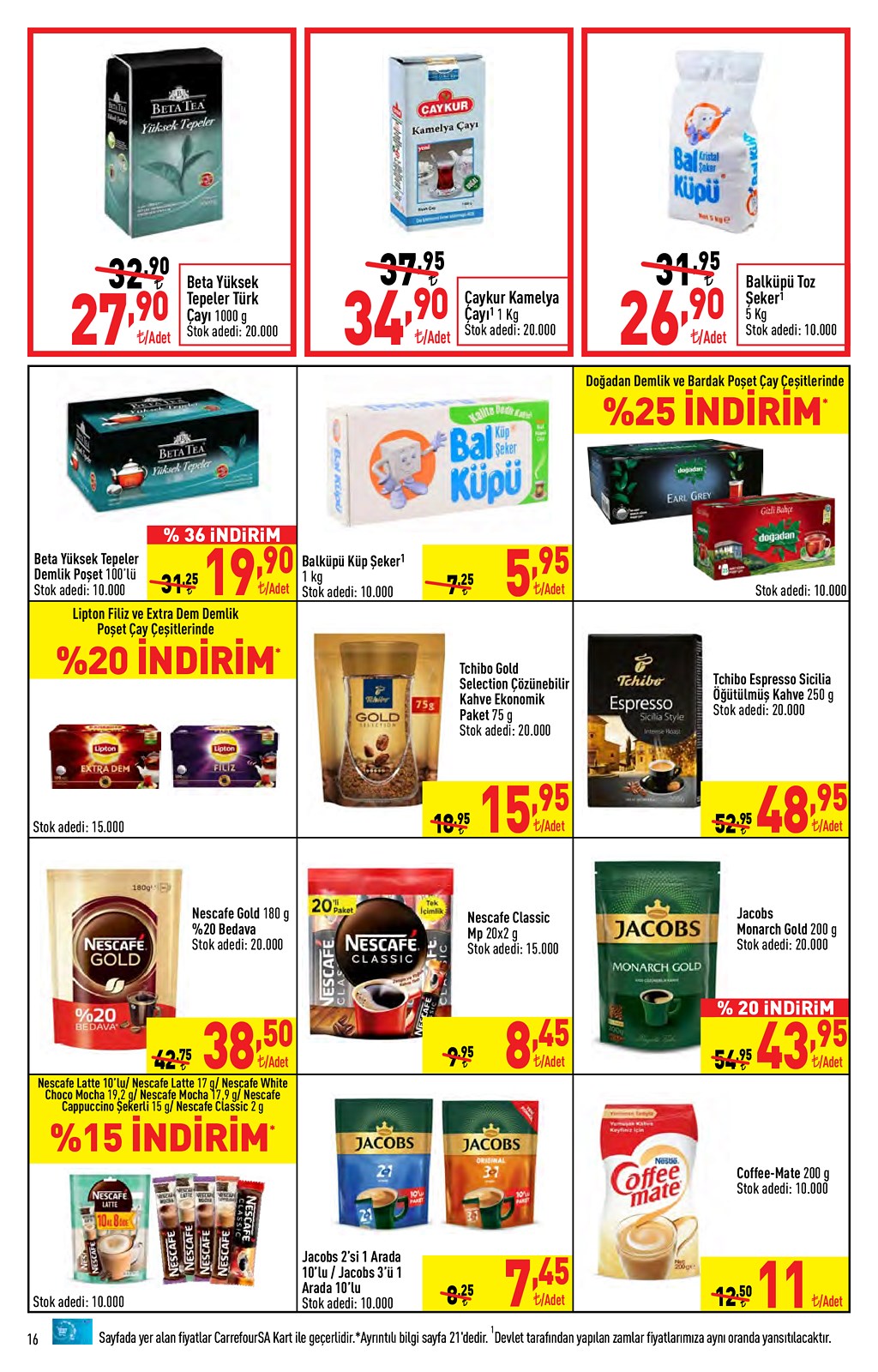 28.06.2021 CarrefourSA broşürü 16. sayfa