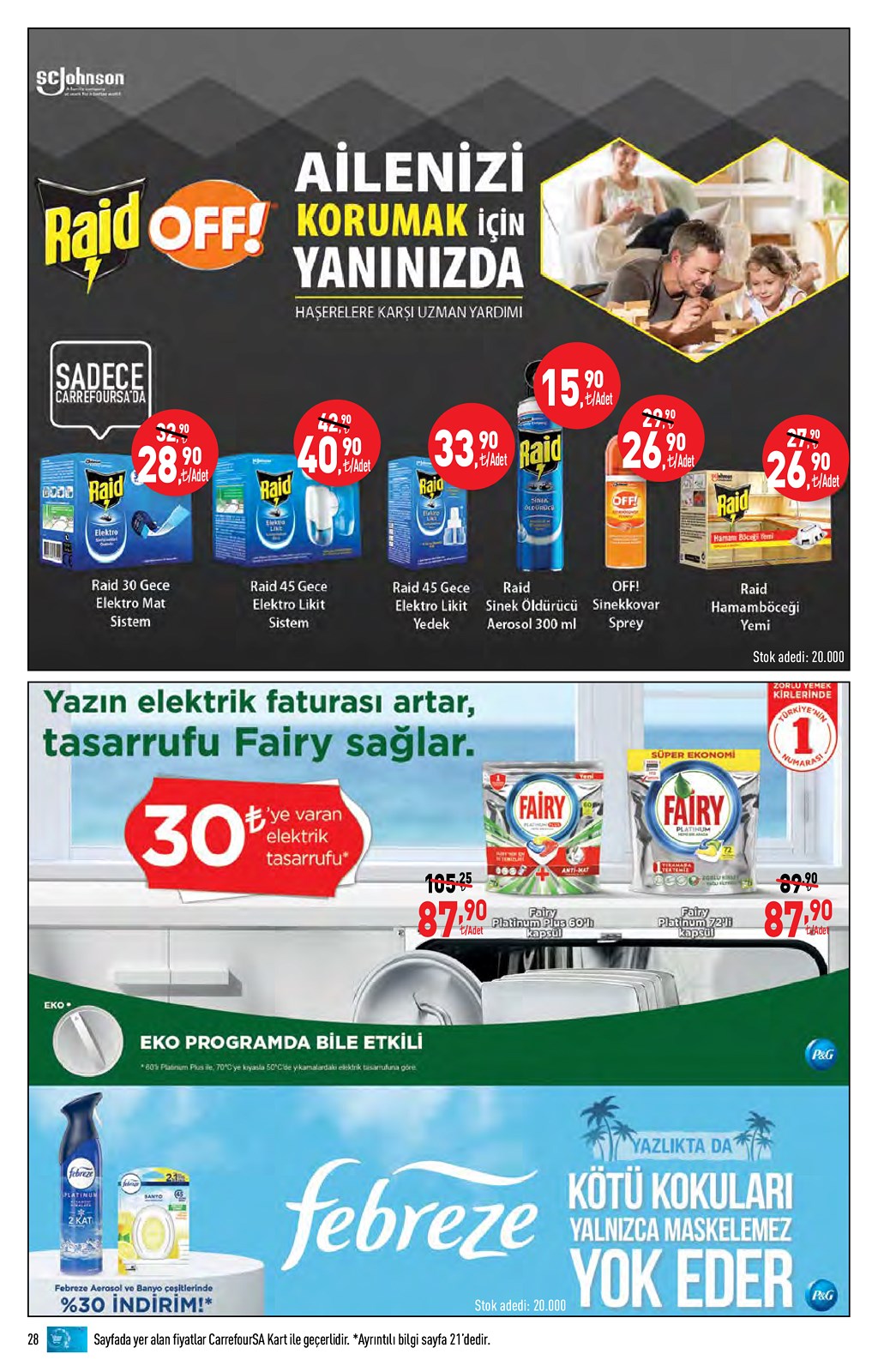 28.06.2021 CarrefourSA broşürü 28. sayfa