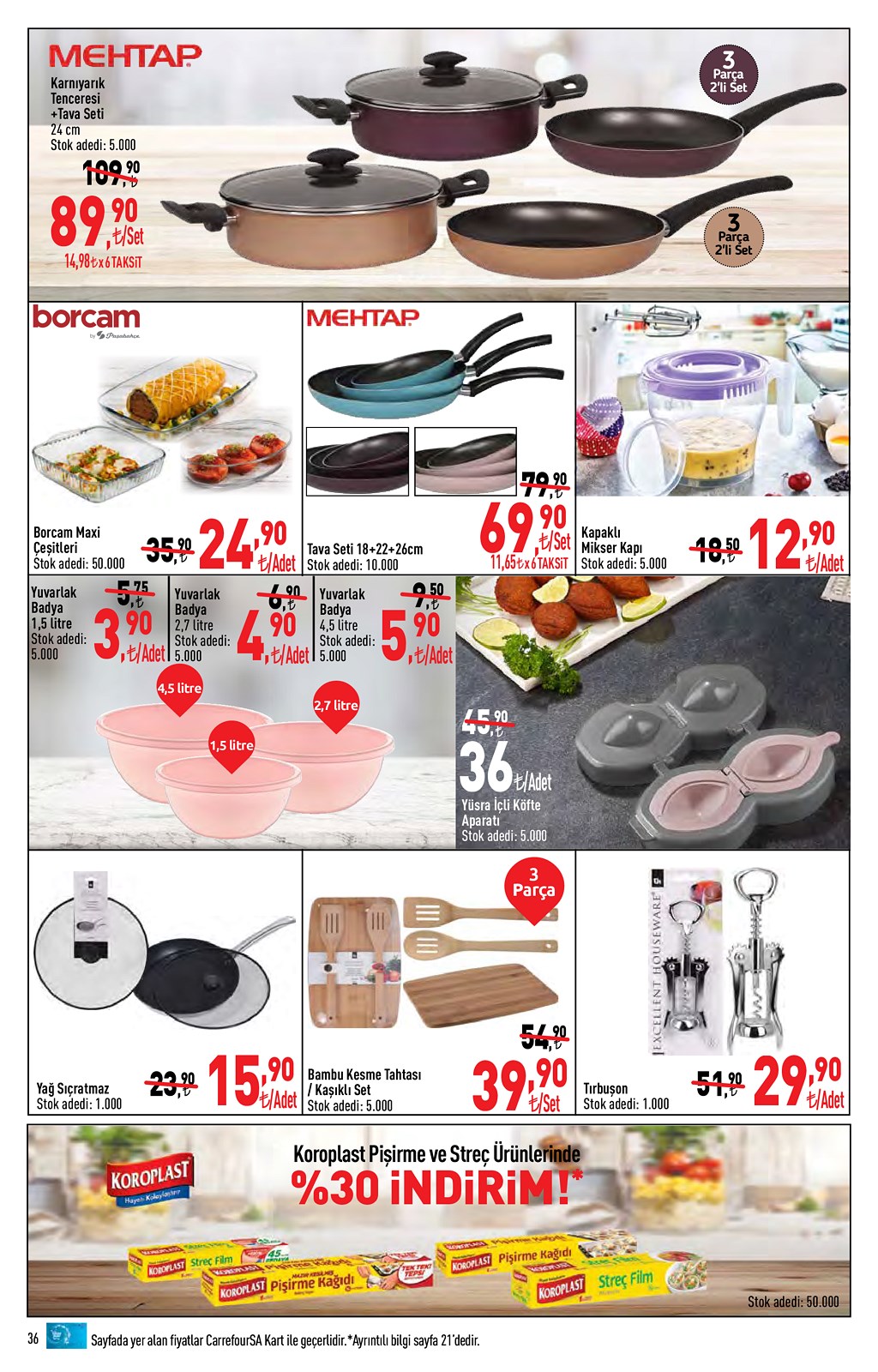 28.06.2021 CarrefourSA broşürü 36. sayfa