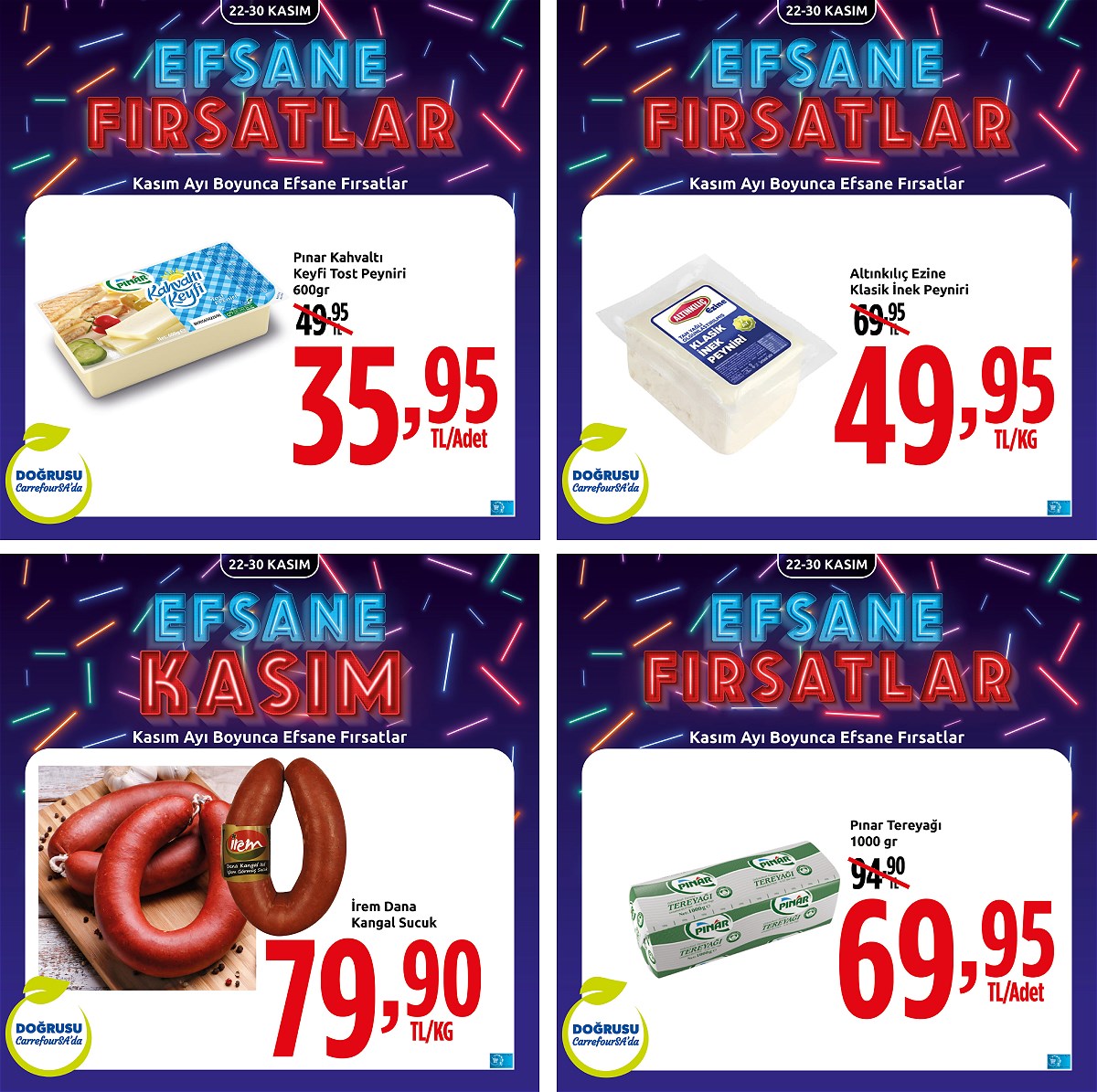 22.11.2021 CarrefourSA broşürü 1. sayfa