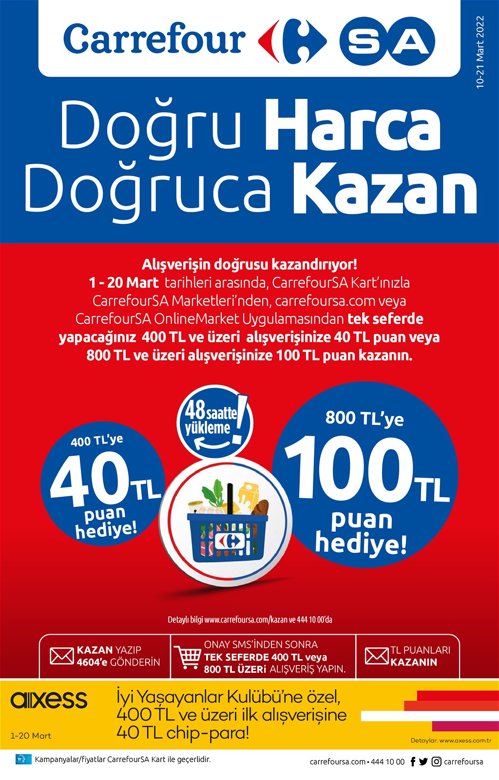 10.03.2022 CarrefourSA broşürü 1. sayfa