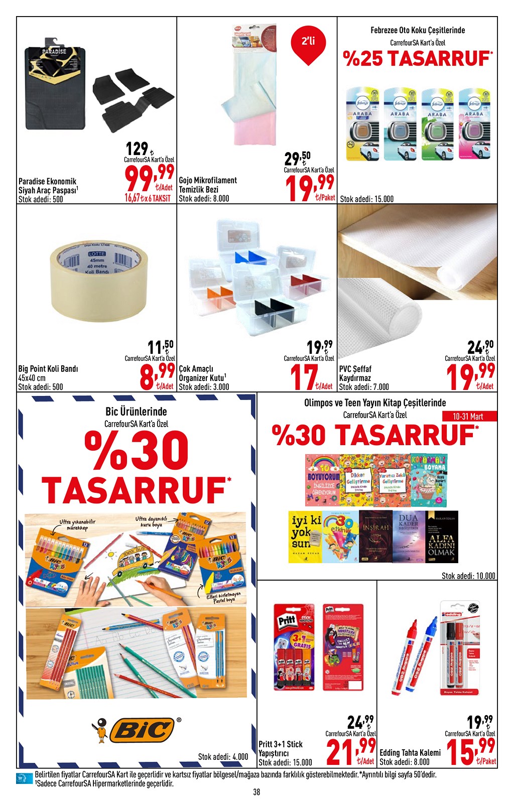 10.03.2022 CarrefourSA broşürü 38. sayfa