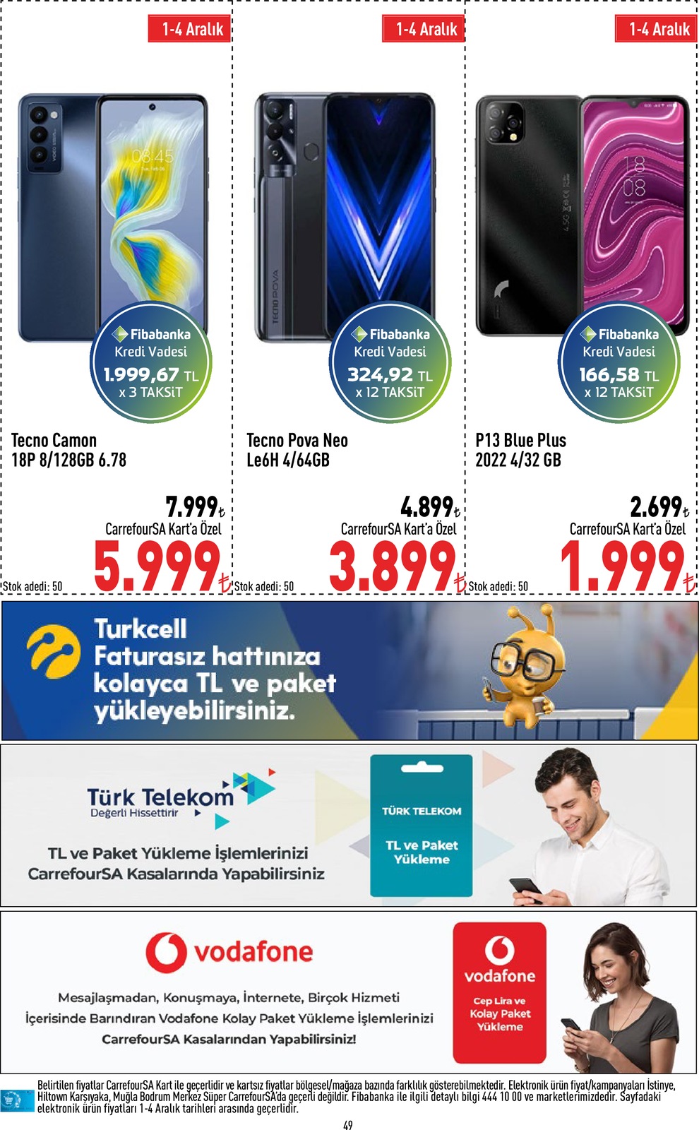 01.12.2022 CarrefourSA broşürü 49. sayfa