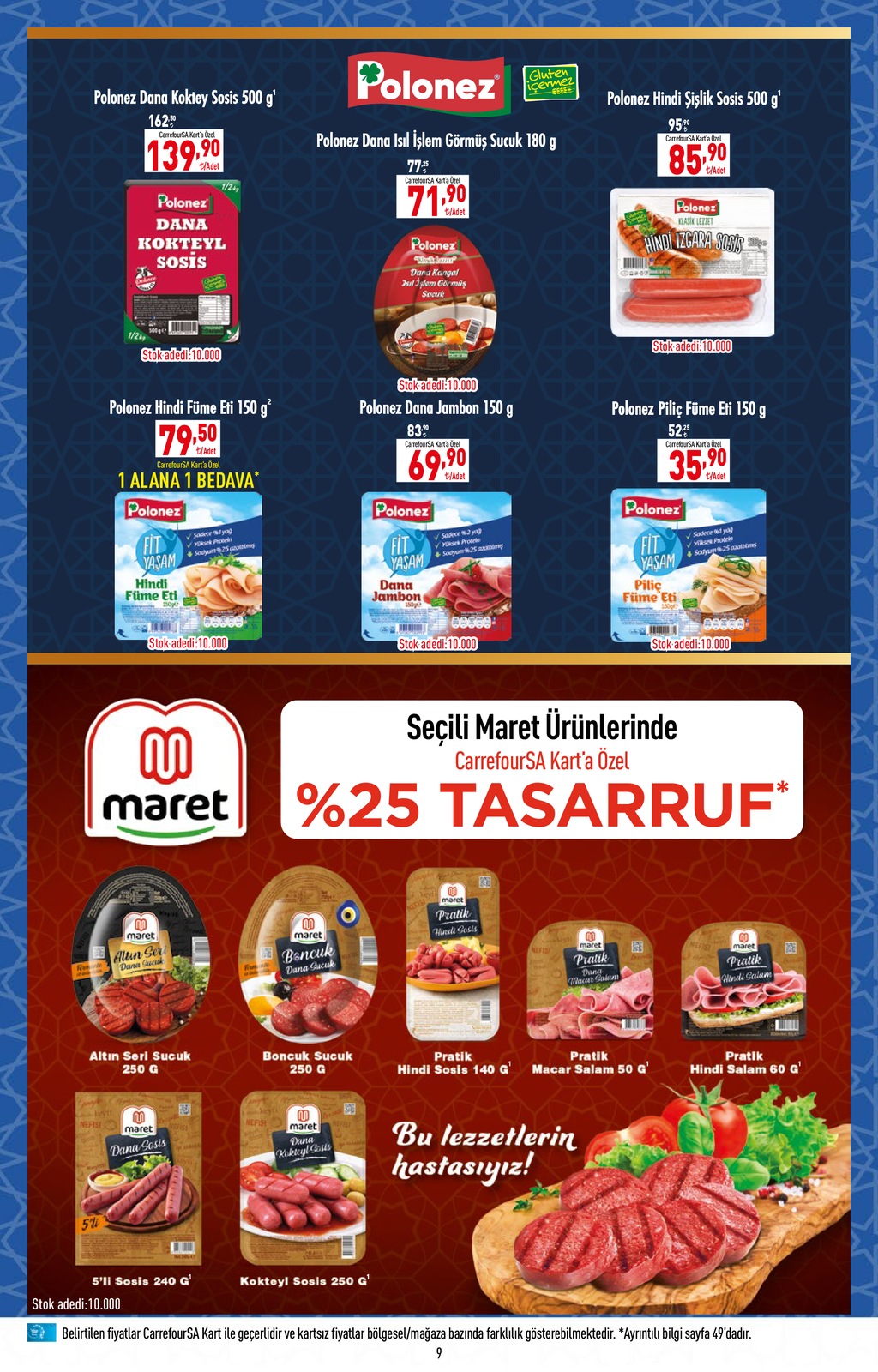 13.03.2023 CarrefourSA broşürü 9. sayfa