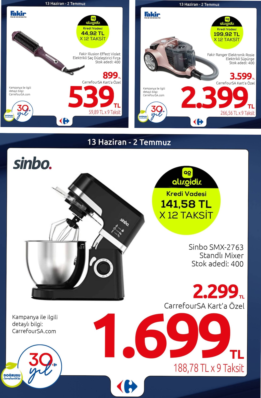 13.06.2023 CarrefourSA broşürü 2. sayfa