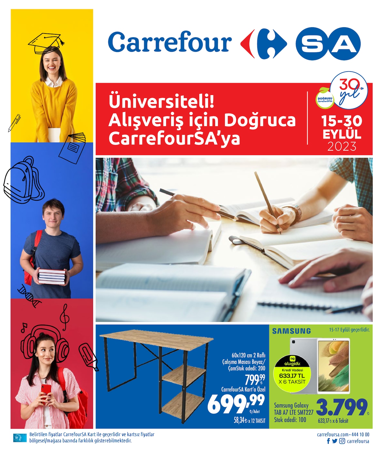 15.09.2023 CarrefourSA broşürü 1. sayfa