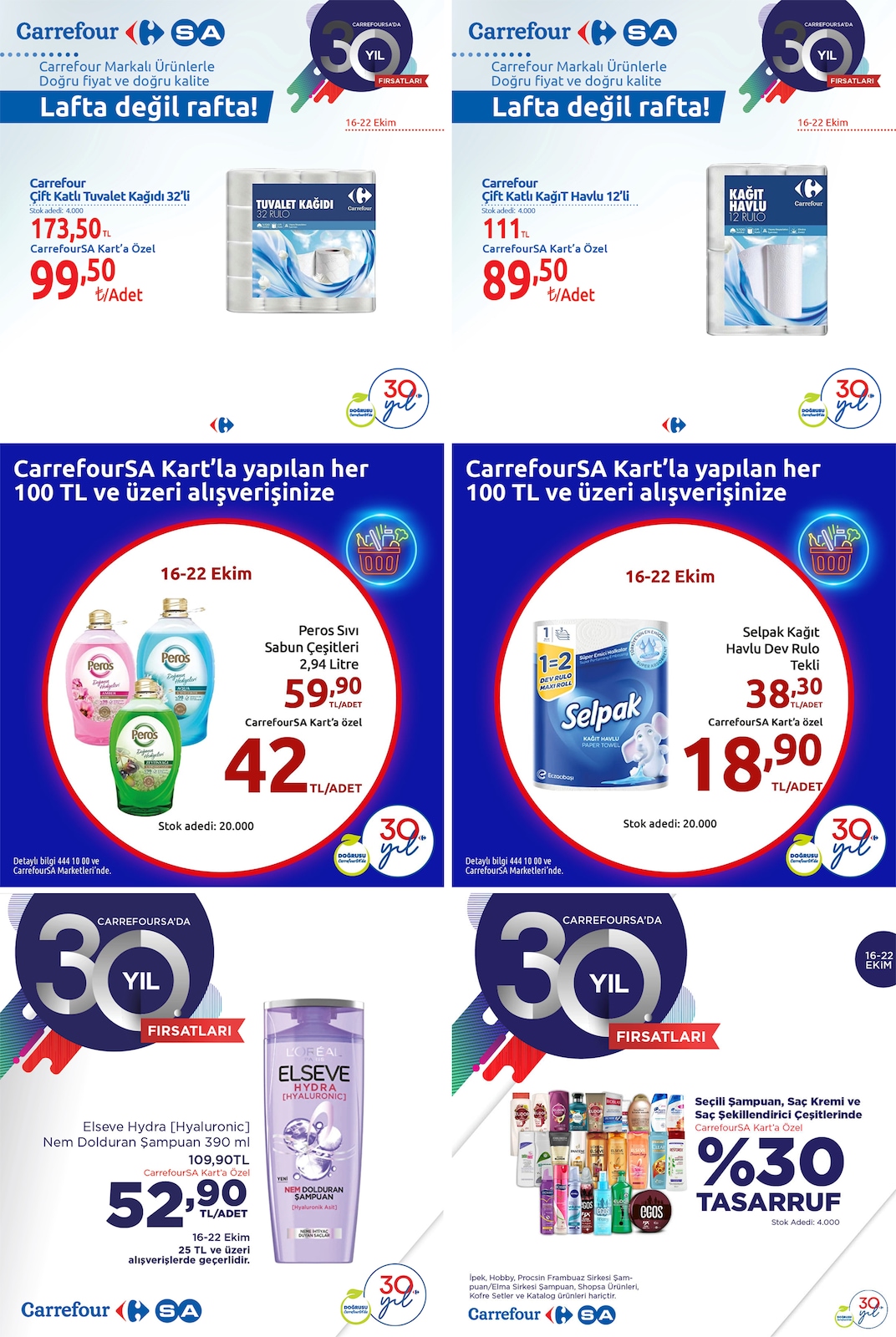 16.10.2023 CarrefourSA broşürü 1. sayfa