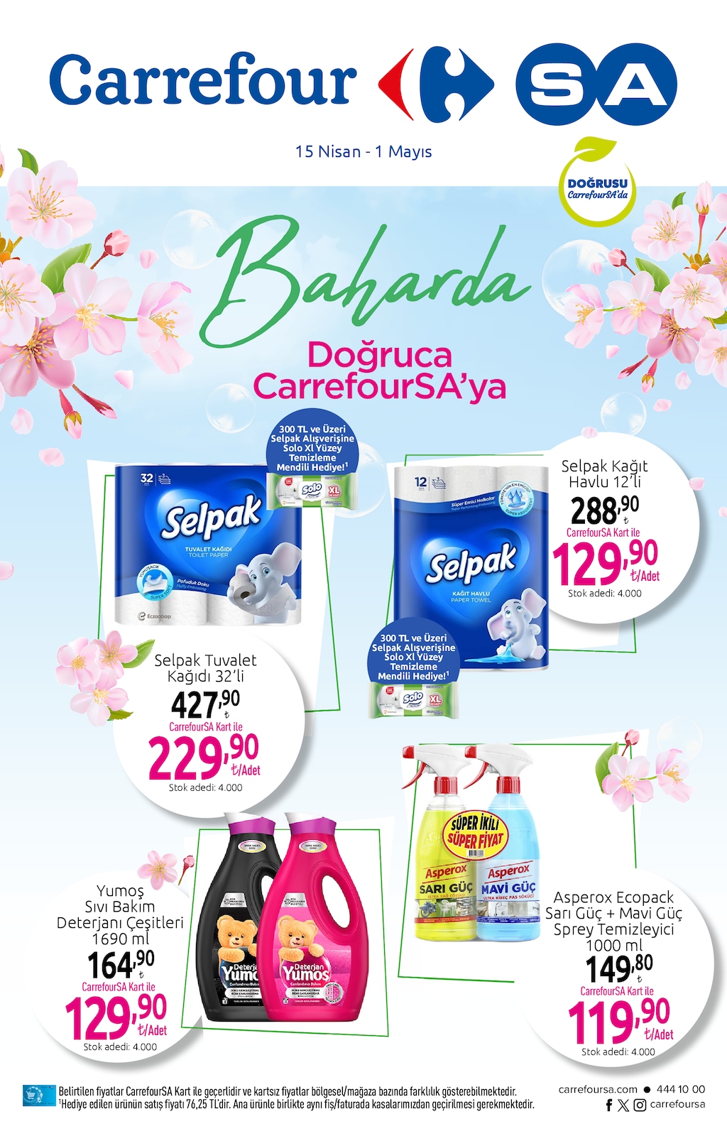 15.04.2024 CarrefourSA broşürü 1. sayfa