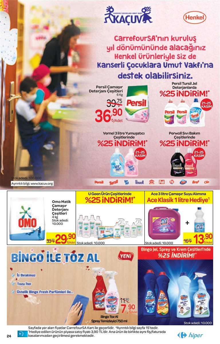 21.11.2019 CarrefourSA broşürü 24. sayfa