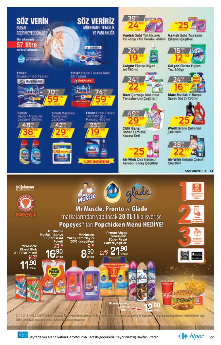 21.11.2019 CarrefourSA broşürü 27. sayfa