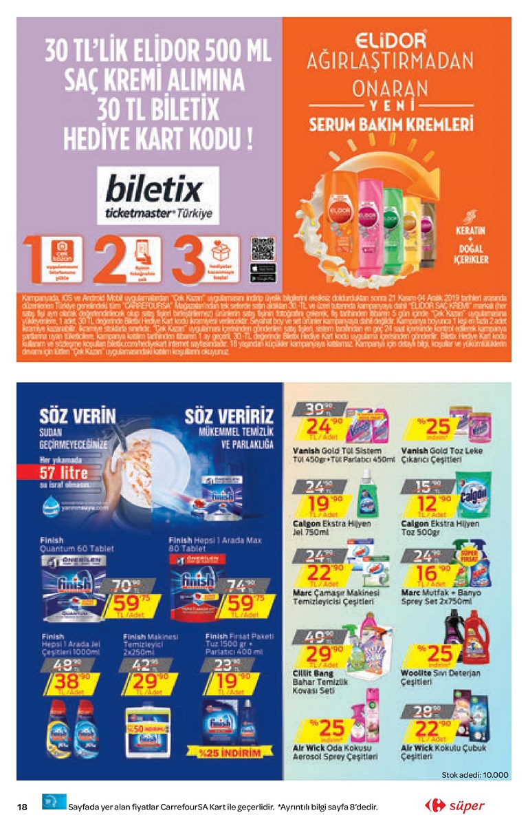 21.11.2019 CarrefourSA broşürü 18. sayfa