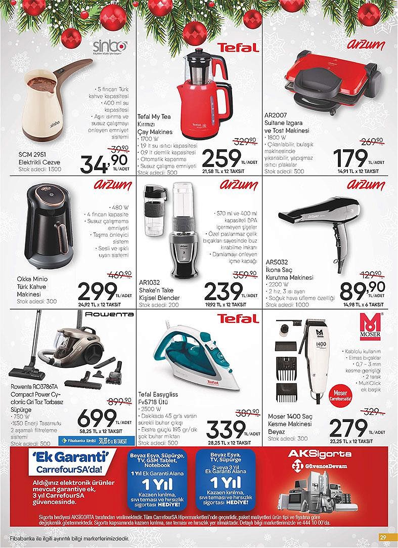 04.12.2019 CarrefourSA broşürü 29. sayfa