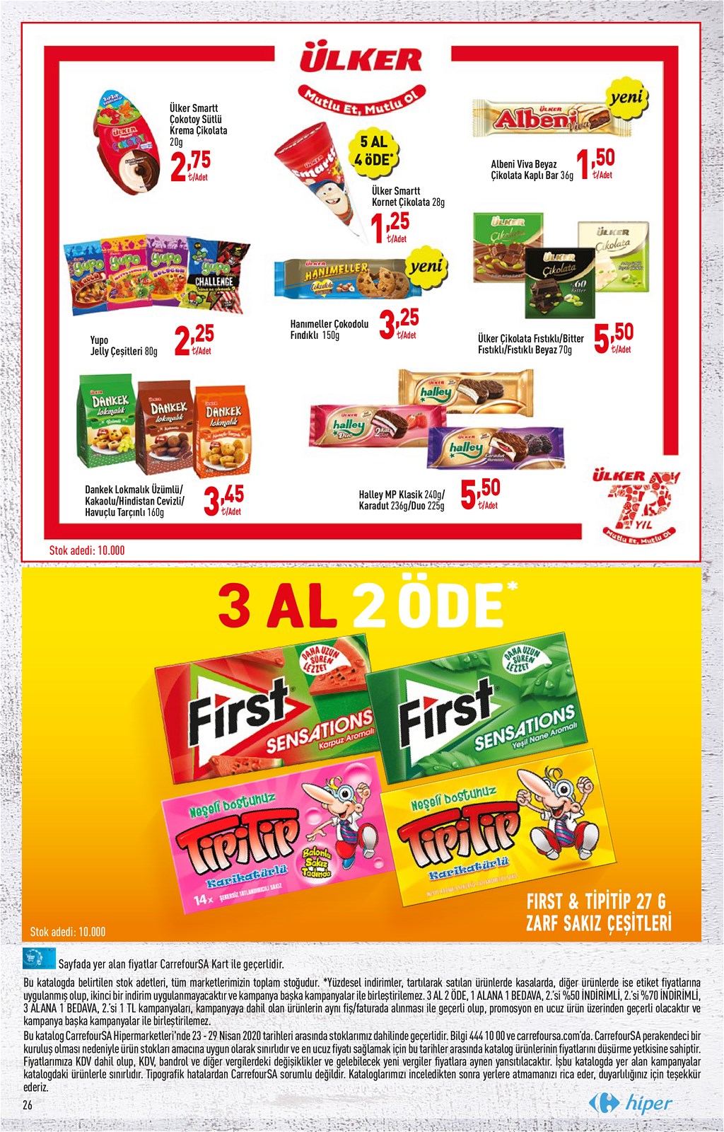 23.04.2020 CarrefourSA broşürü 26. sayfa