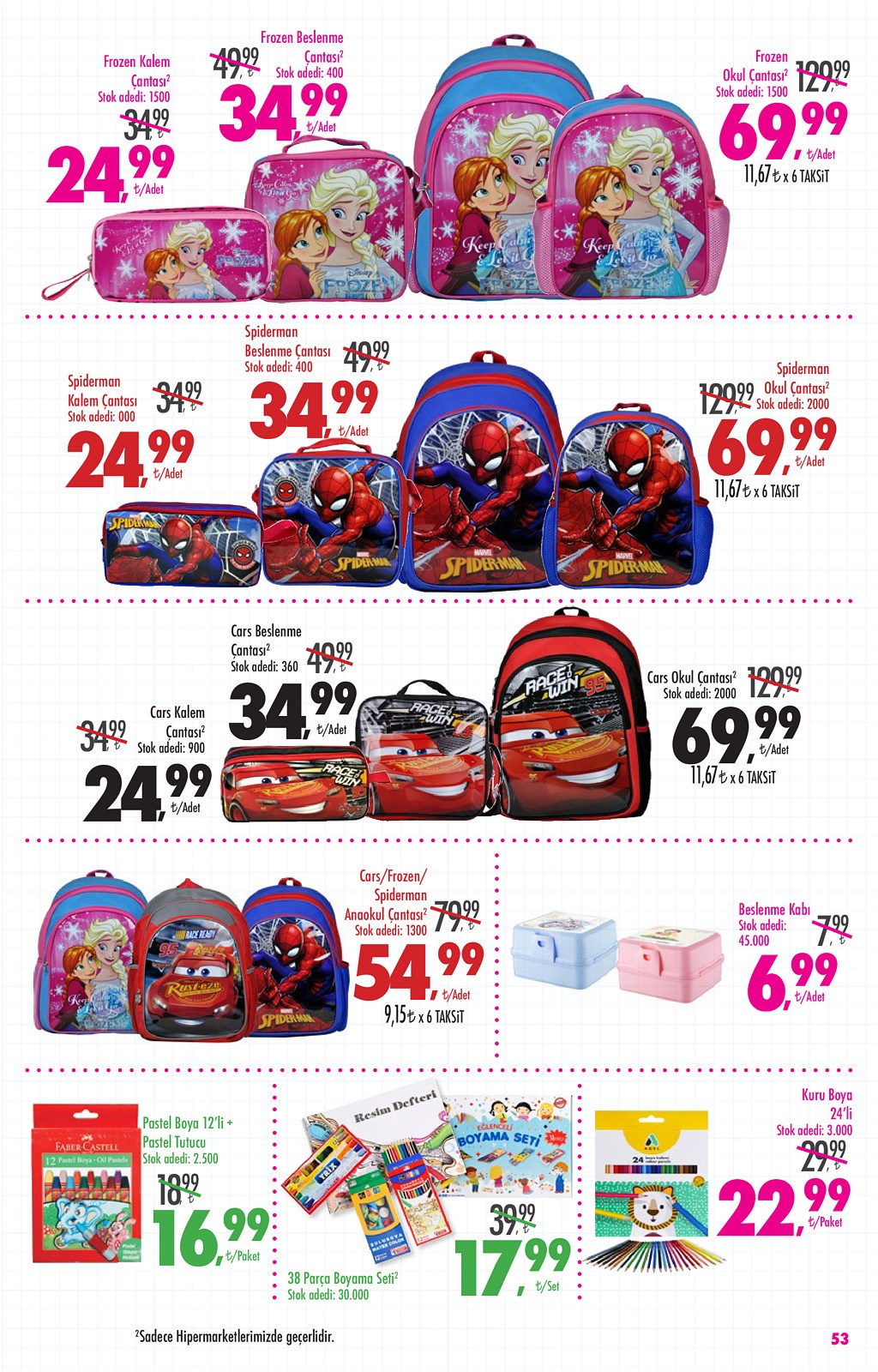 12.08.2020 CarrefourSA broşürü 53. sayfa