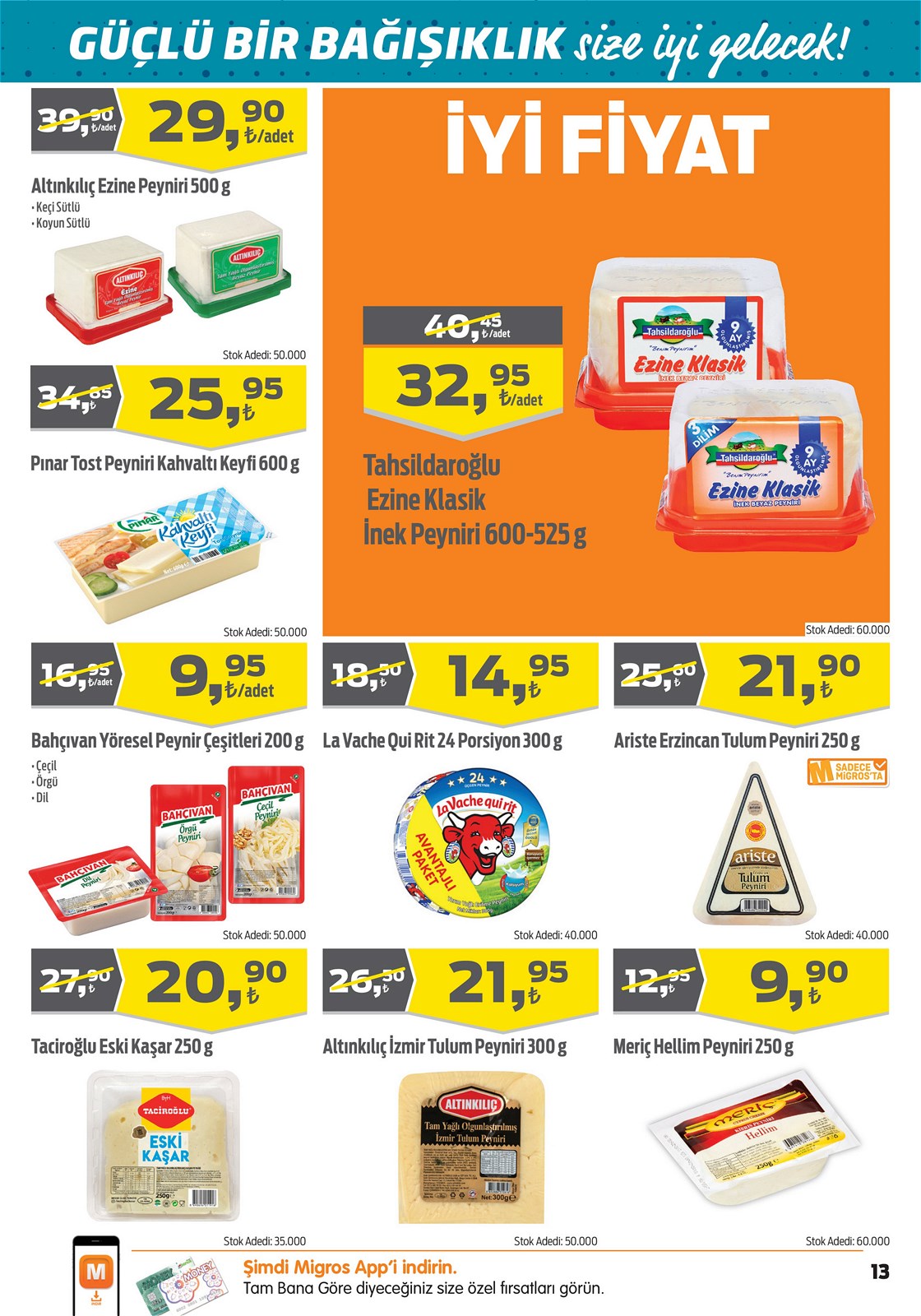 03.09.2020 Migros broşürü 13. sayfa