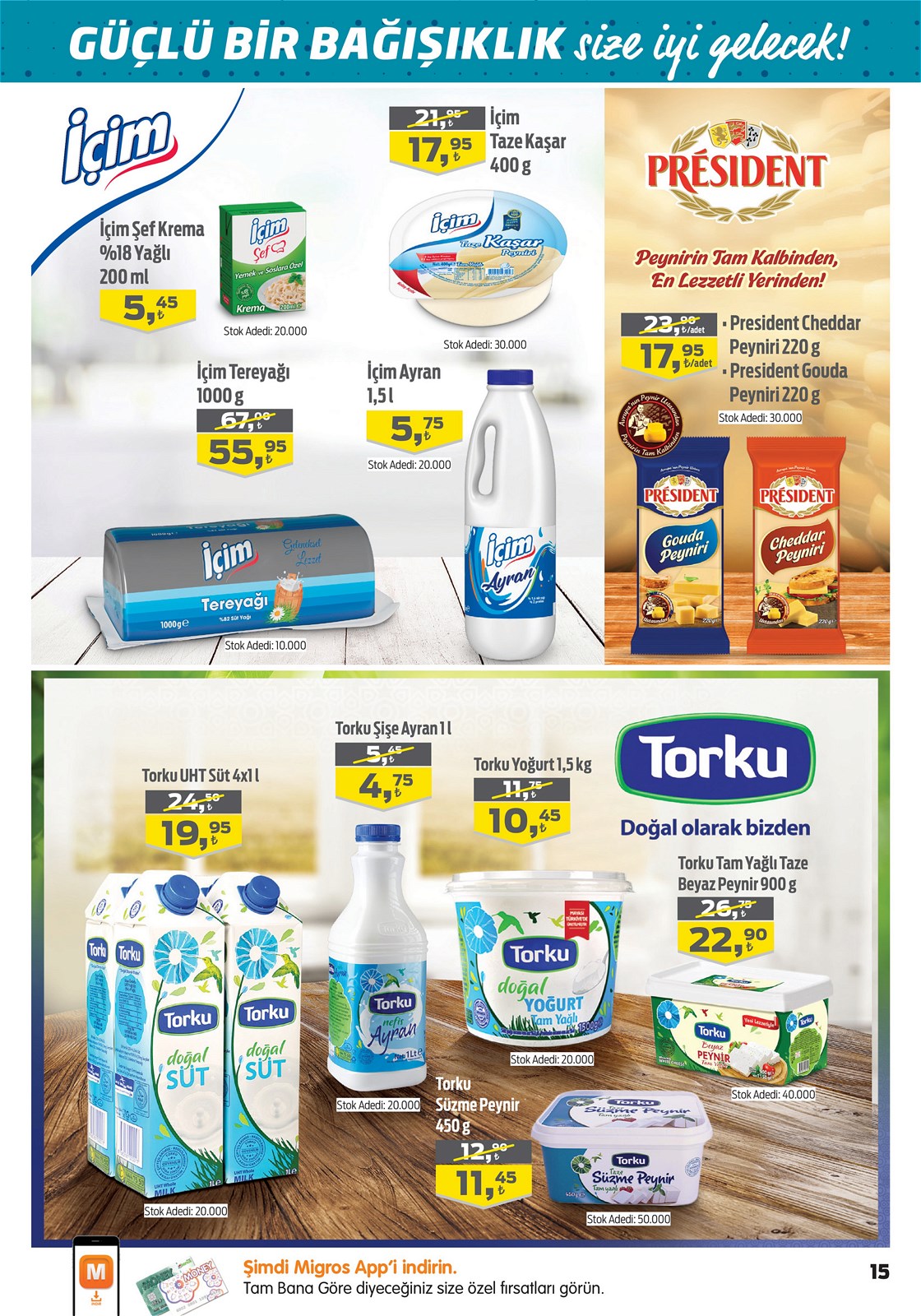 03.09.2020 Migros broşürü 15. sayfa