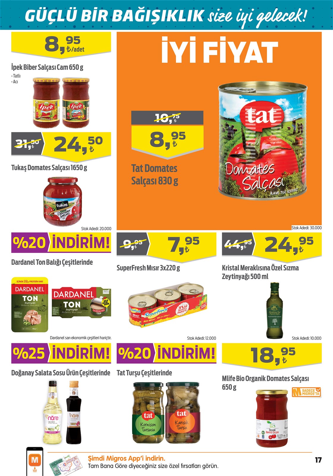 03.09.2020 Migros broşürü 17. sayfa