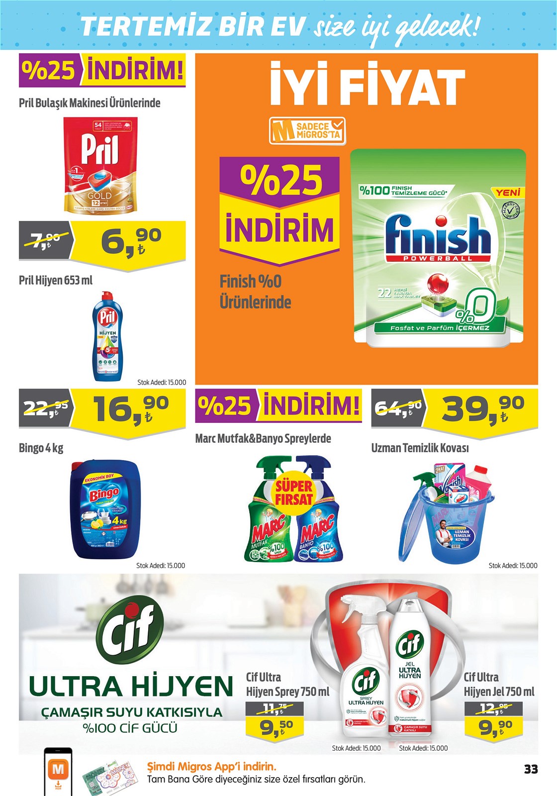 03.09.2020 Migros broşürü 33. sayfa