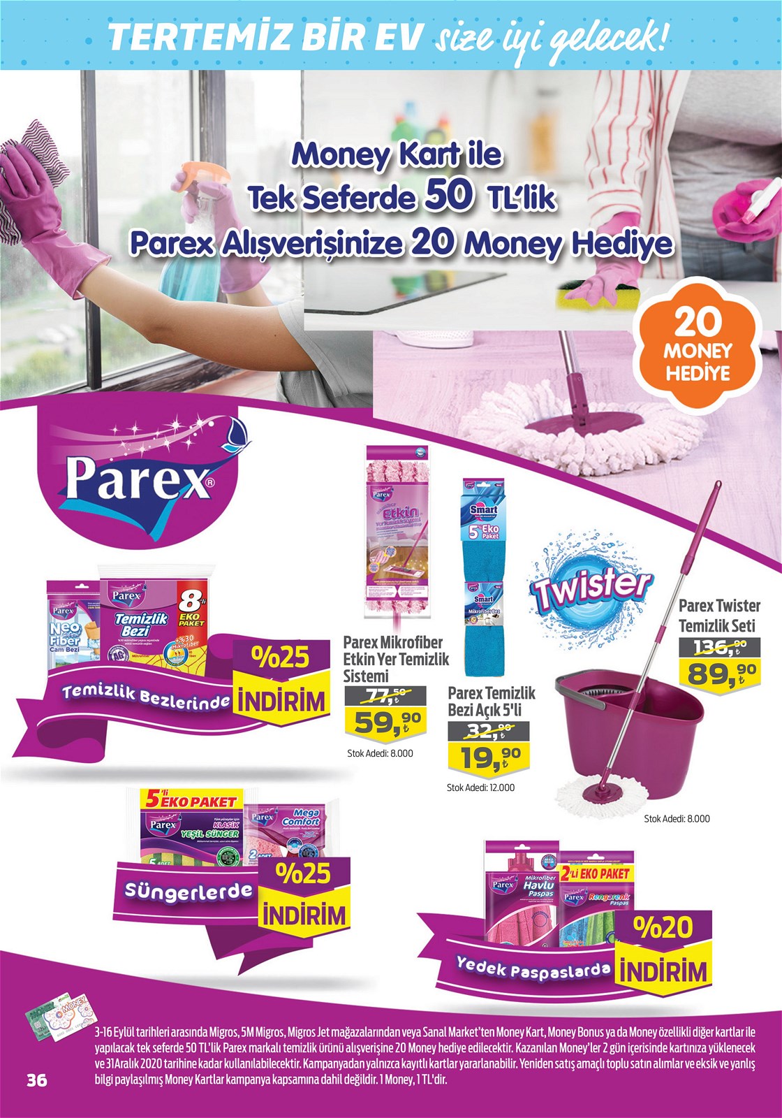 03.09.2020 Migros broşürü 36. sayfa
