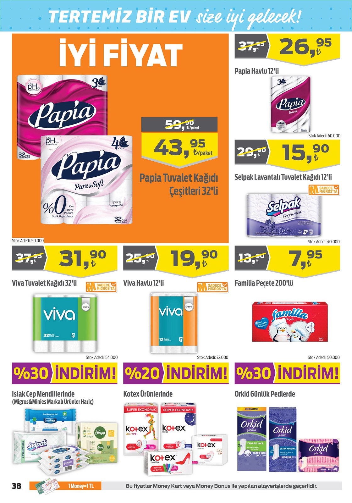 03.09.2020 Migros broşürü 38. sayfa