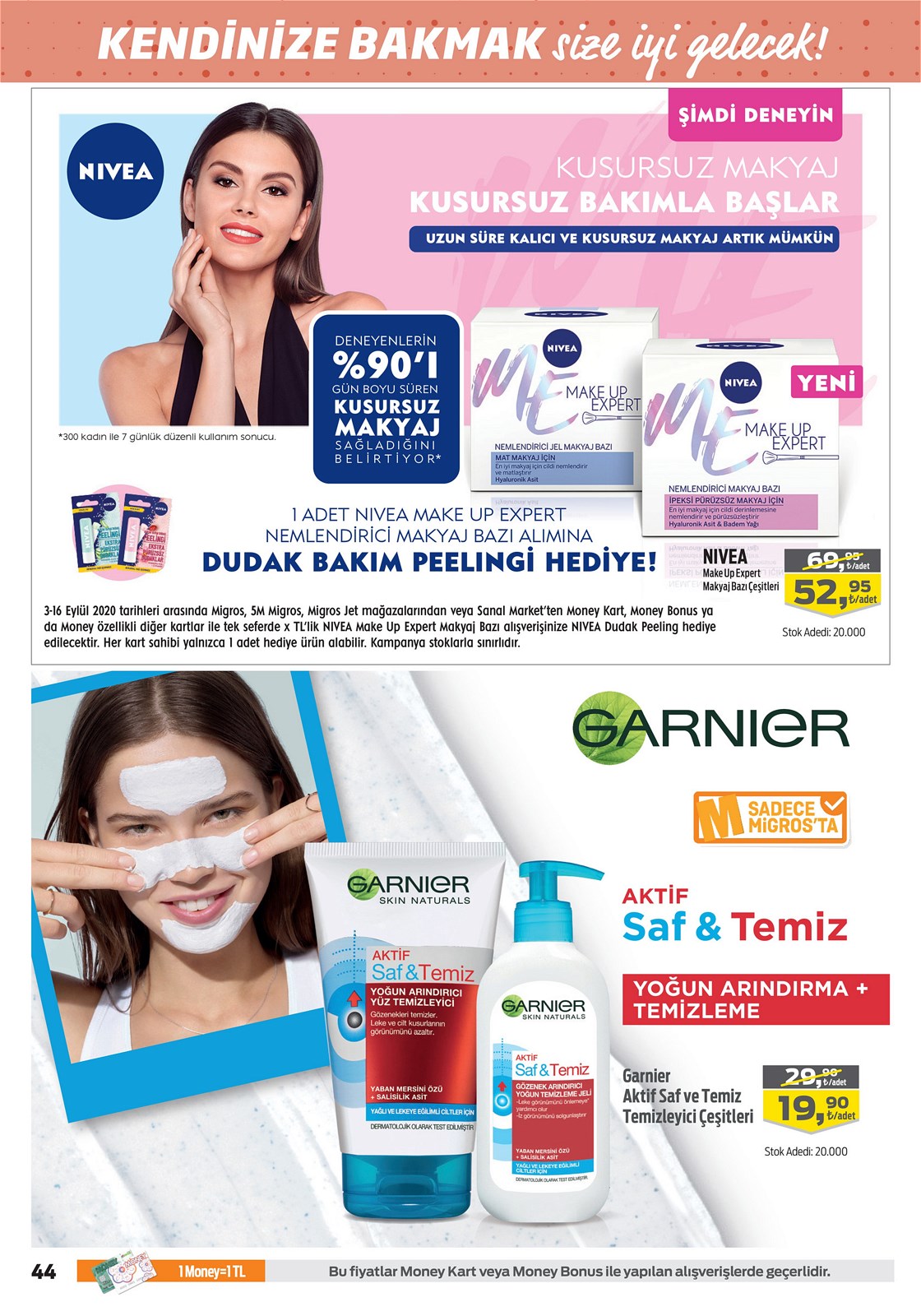 03.09.2020 Migros broşürü 44. sayfa