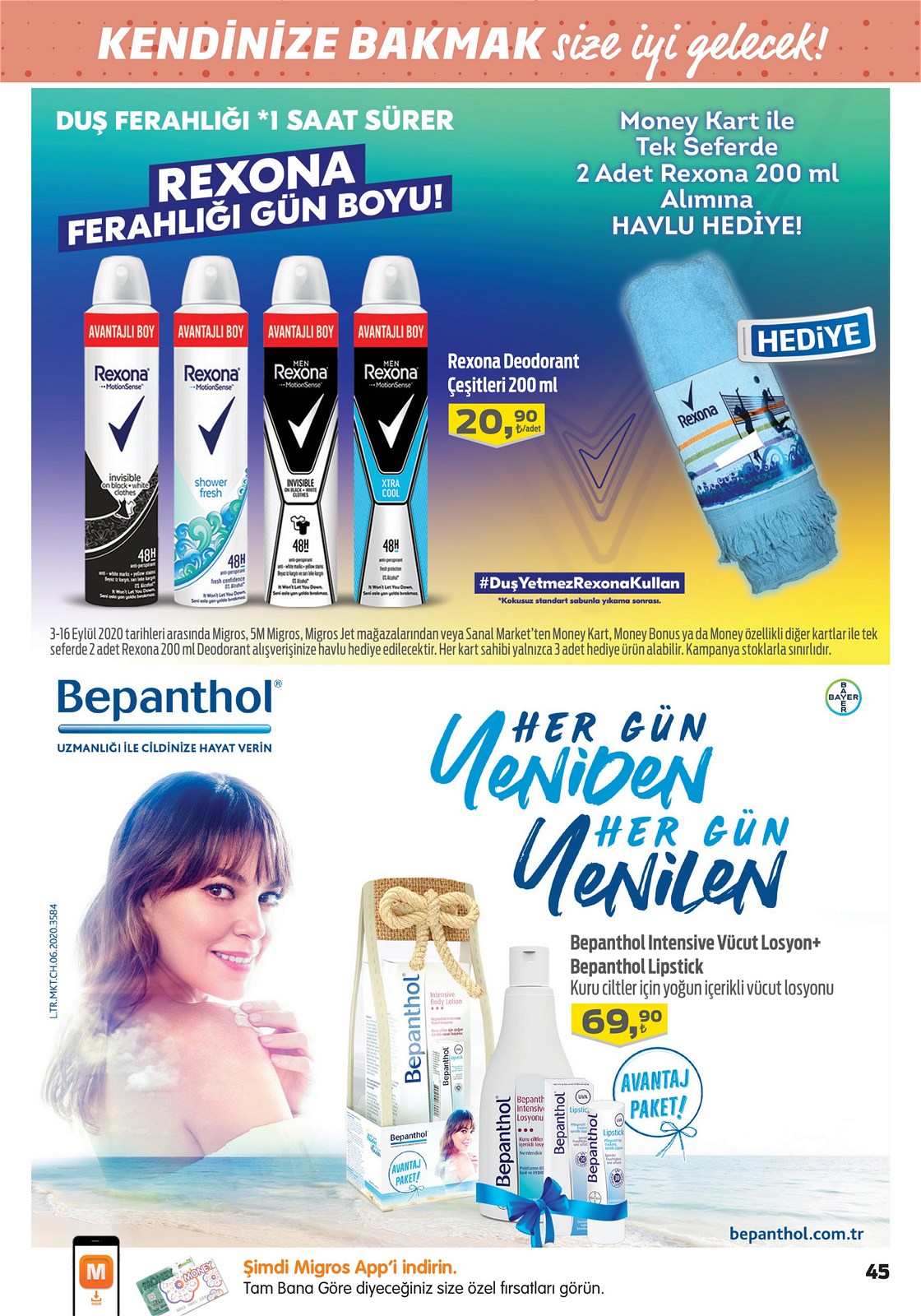 03.09.2020 Migros broşürü 45. sayfa