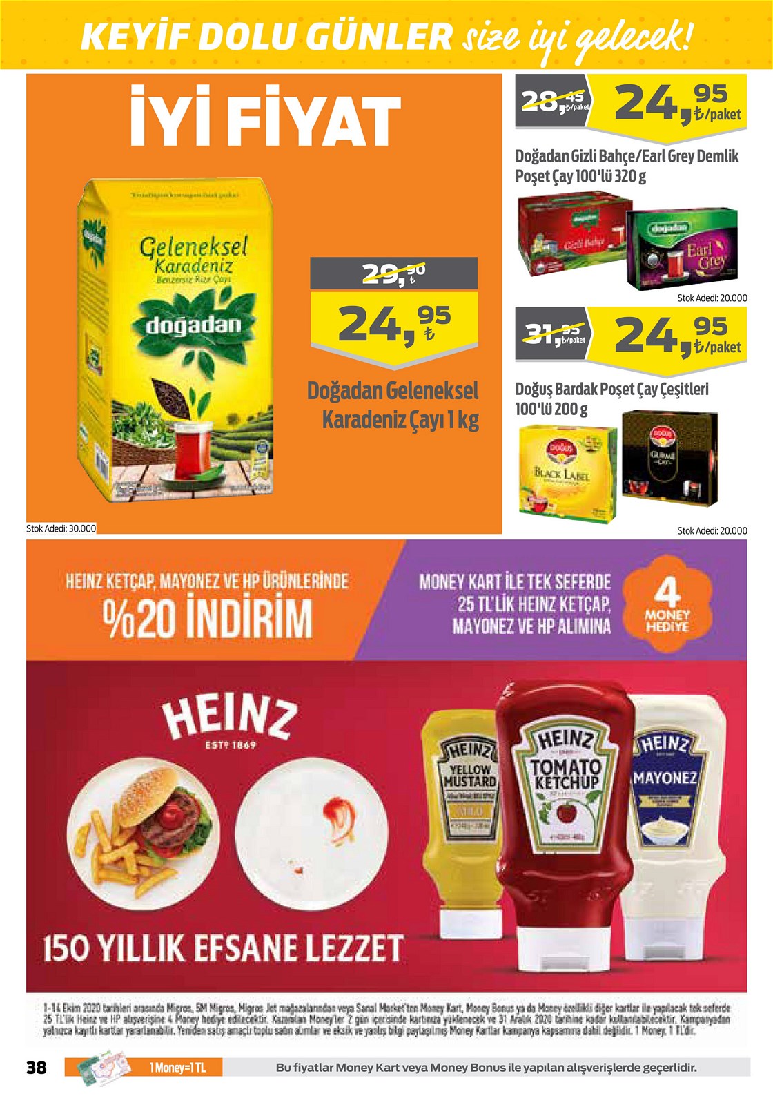 01.10.2020 Migros broşürü 38. sayfa