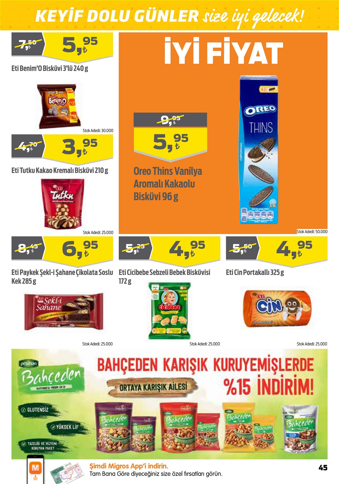 01.10.2020 Migros broşürü 45. sayfa