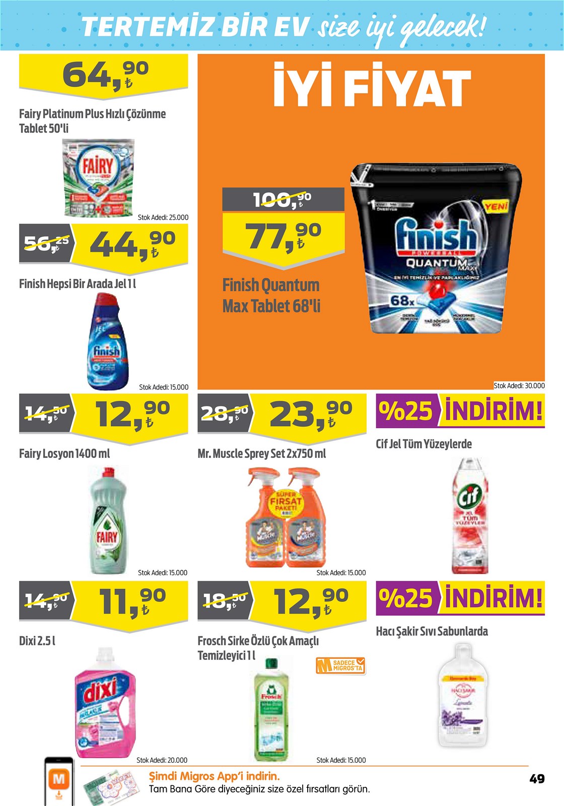 01.10.2020 Migros broşürü 49. sayfa