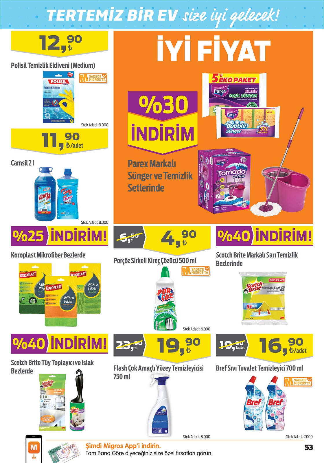01.10.2020 Migros broşürü 53. sayfa