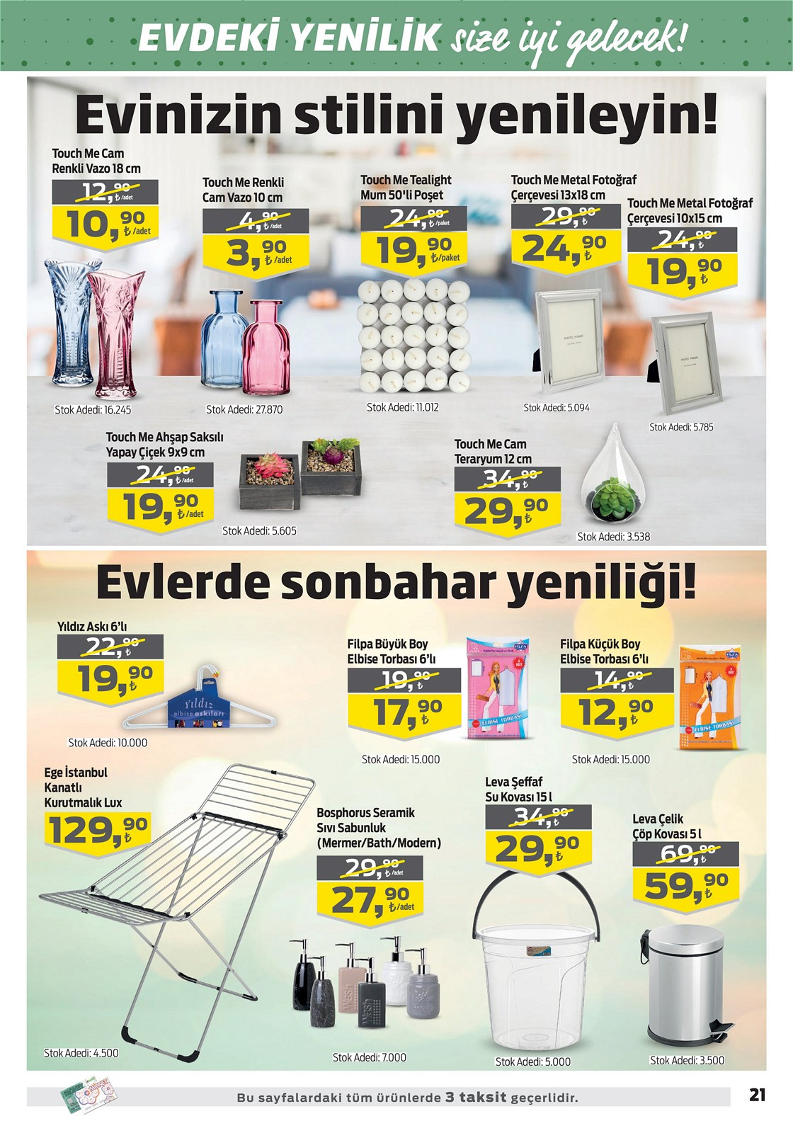 01.10.2020 Migros broşürü 21. sayfa