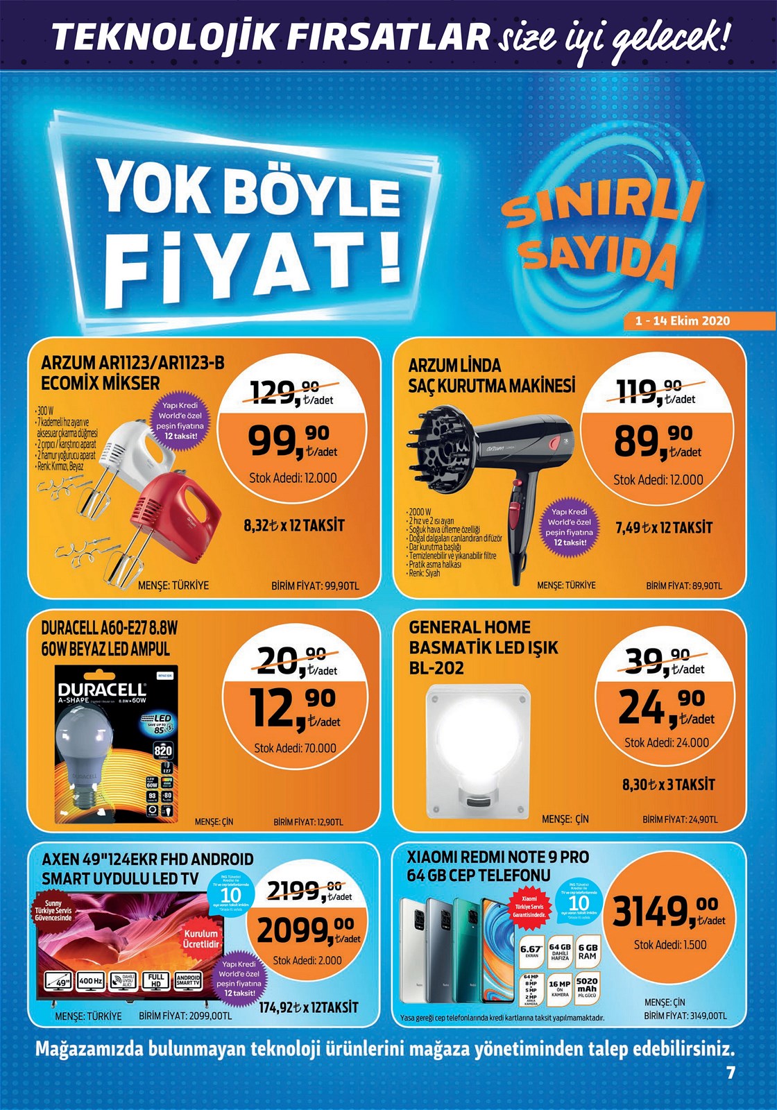 01.10.2020 Migros broşürü 7. sayfa