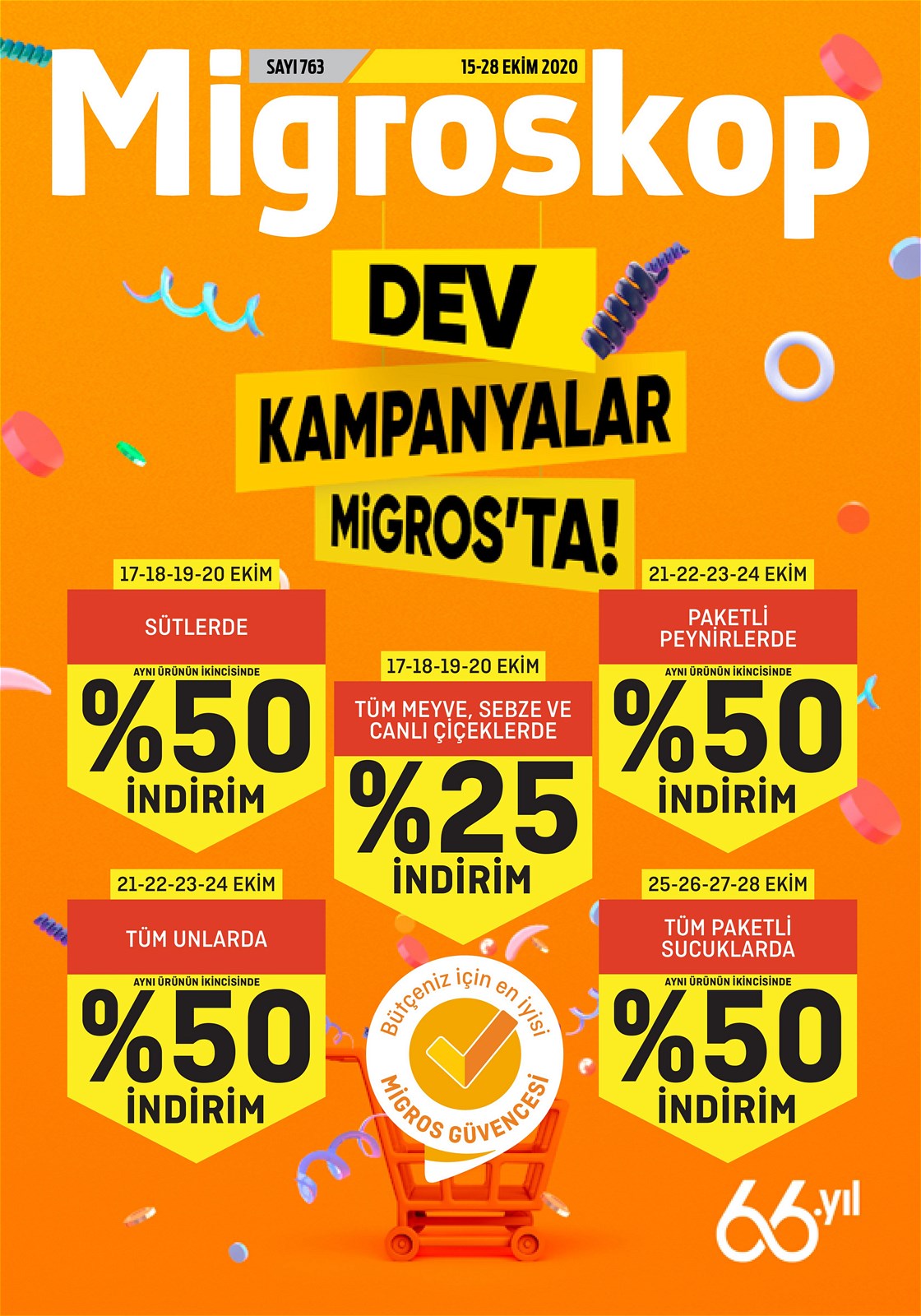 15.10.2020 Migros broşürü 1. sayfa