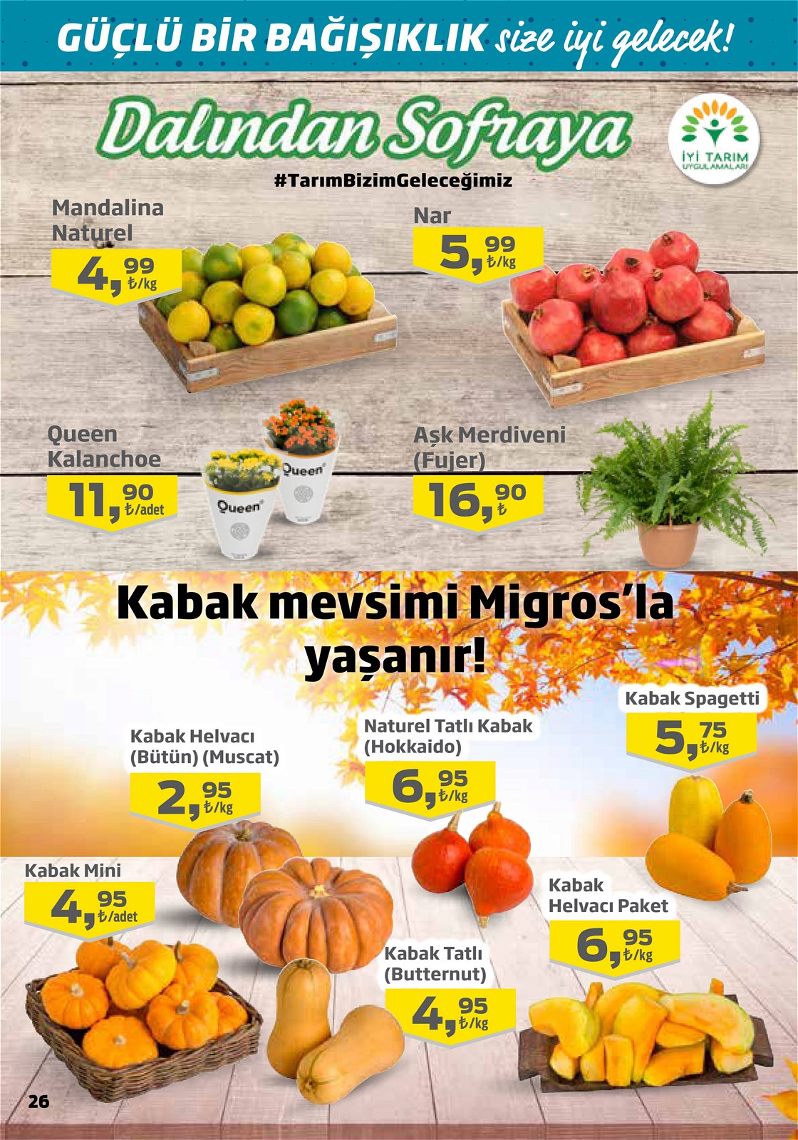 15.10.2020 Migros broşürü 26. sayfa